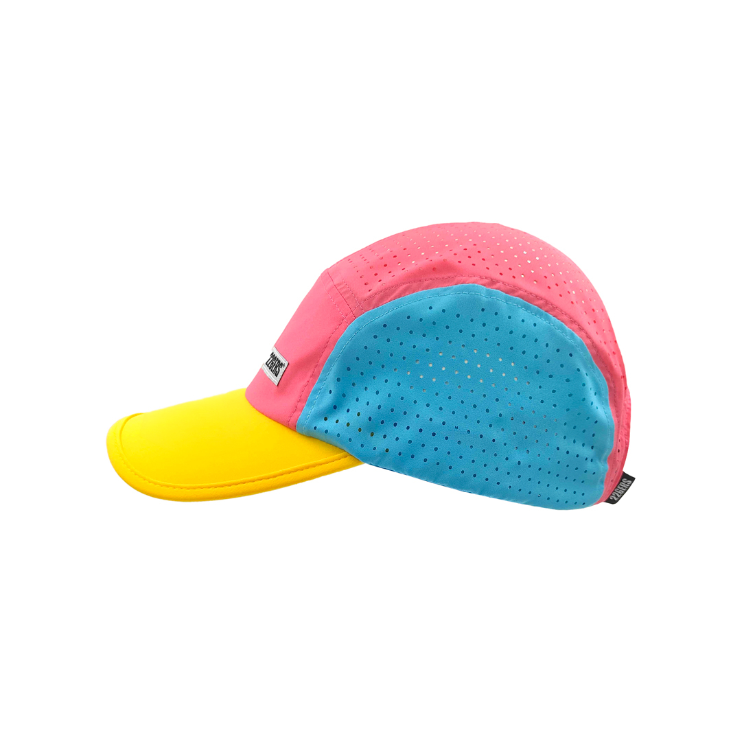 COLOR BLOCK RUNNING CAP - CURVED