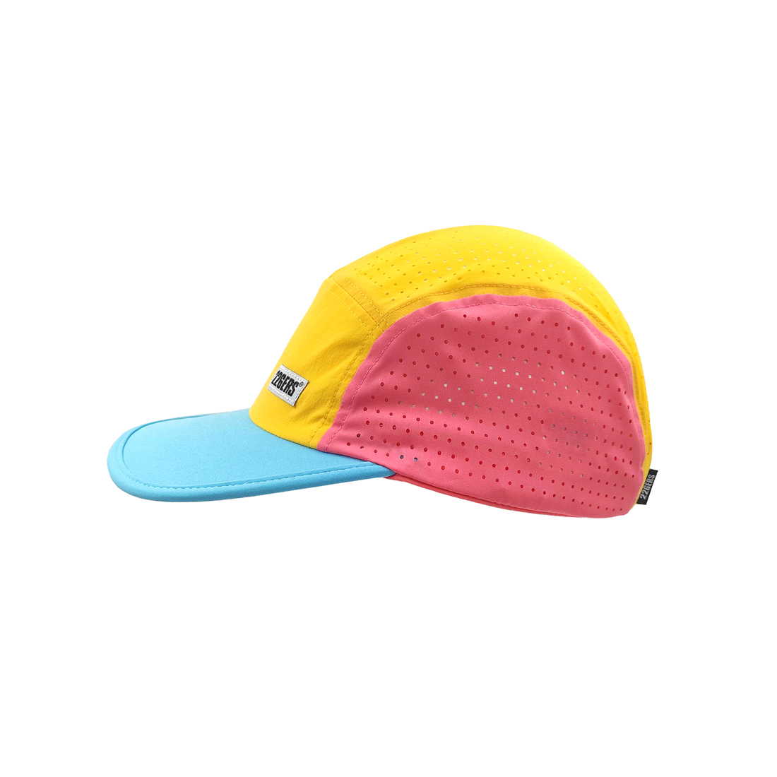 COLOR BLOCK RUNNING CAP - FLAT