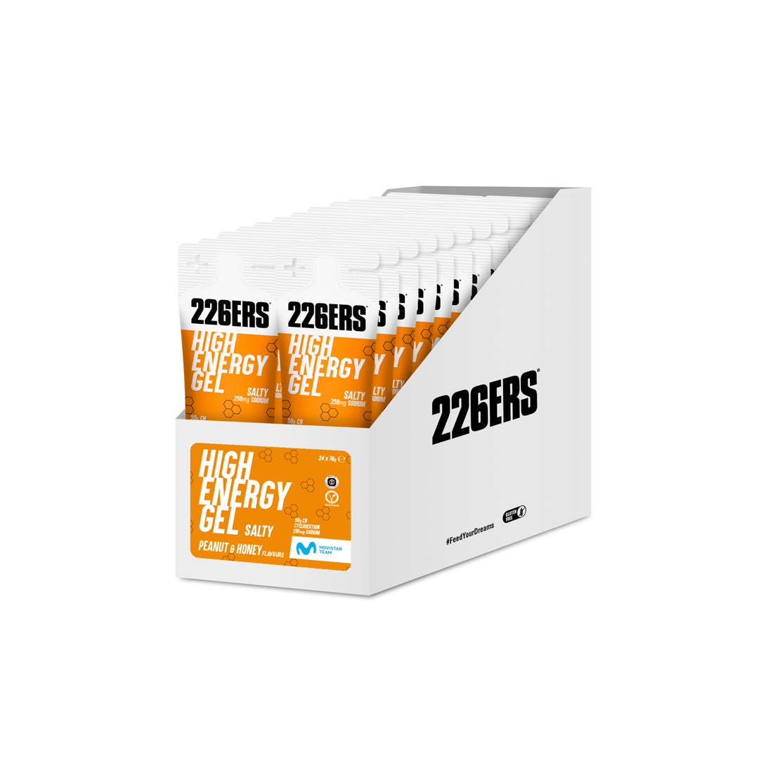 BOX - 24 HIGH ENERGY GEL 76g