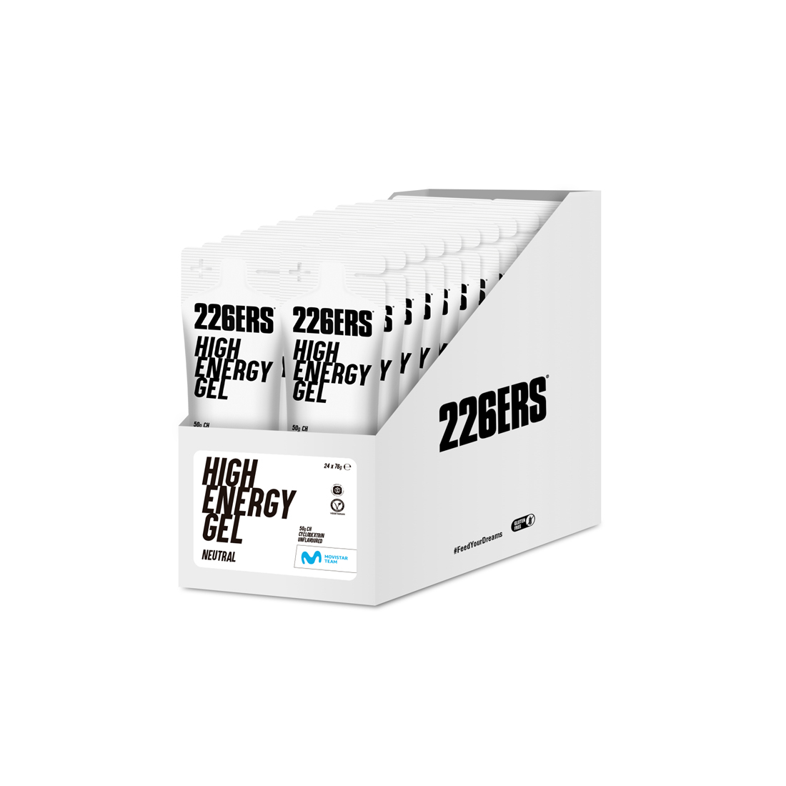 BOX - 24 HIGH ENERGY GEL 76g