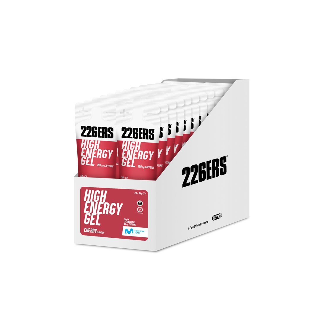 BOX - 24 HIGH ENERGY GEL 76g