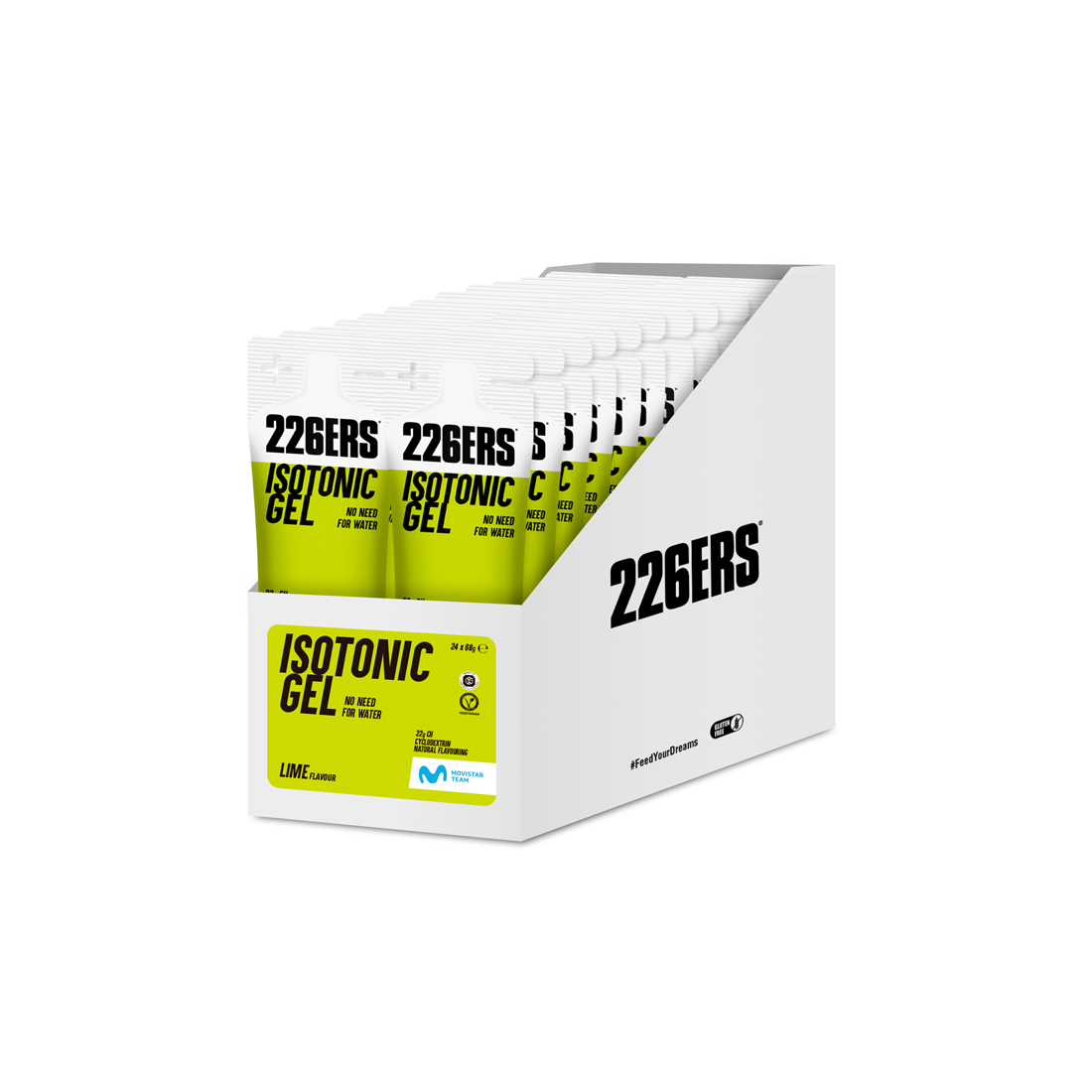 BOX - 24 ISOTONIC GEL 68g