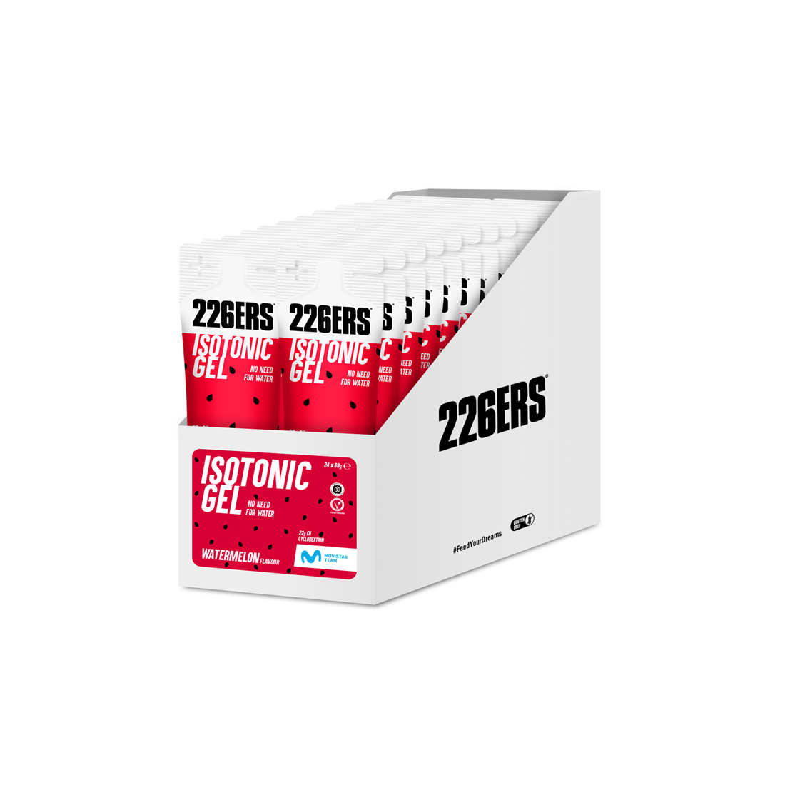 BOX - 24 ISOTONIC GEL 68g